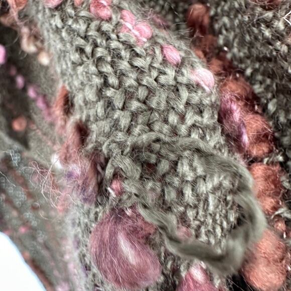 Rising Tide Shawl Poncho Womens ONE SIZE Bohemian Knit Lightweight Oversized - Picture 14 of 16